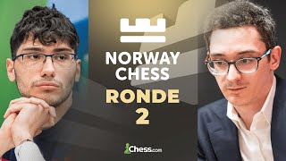 Alireza Firouzja - Fabiano Caruana au Norway Chess 2024 - Ronde 2