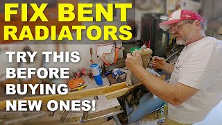 How to fix bent motorbike radiators - why buy new radiators?︱Cross Training Enduro