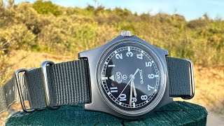 CWC G10 Swiss Made British Military Field Watch Issued in 1989 & CWC NATO Strap (Outdoor Shots)