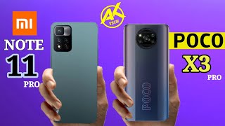 XIAOMI REDMI NOTE 11 PRO VS POCO X3 PRO