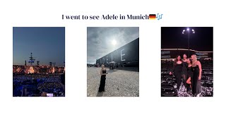 travel diaries: I went to see Adele in Munich 🇩🇪🎶