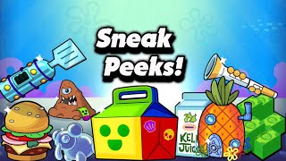 SpongeBob event! | power ups! Club event! The krusty krab! #sneakpeeks