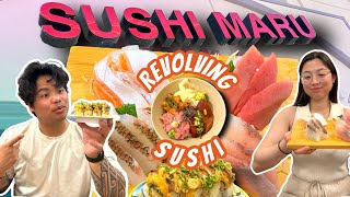 A MUST TRY LOCAL FAVORITE REVOLVING SUSHI SPOT IN SJ JAPAN-TOWN | SUSHI MARU