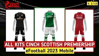 NEW!! KITS CINCH SCOTTISH PREMIERSHIP JERSEY IN EFOOTBALL 2023