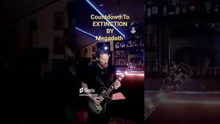 Countdown To Extinction By Megadeth Guitar Cover Riff intro