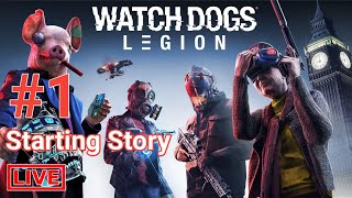 Watch Dogs: Legion | Part 01 Starting Story | Live Stream Full Walkthrough RoyALGaMzoYt