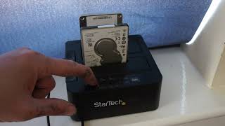 Startech SDOCK2U33RE UASP duplicator hard drive HDD SSD dock docking station