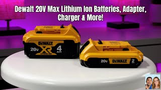 Dewalt 20V Battery & Accessories Overview and Review for your 18V & 20V Tools!