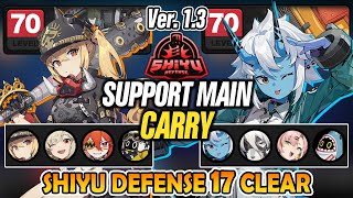 SUPPORT MAIN CARRY!! This is what DPS Soukaku & DPS Lucy looks like in Shiyu Defense 17 Ver. 1.3