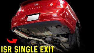 Infiniti G35 Sedan Gets ISR Single Exit Exhaust!