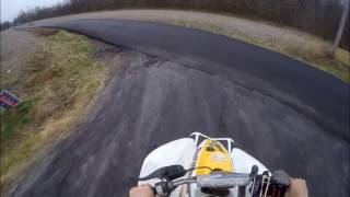 2001 Polaris Trailblazer 250 GPS Top Speed Run (MPH)