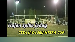 HUJAN SPIKE BERKELAS JEDUG - AREK AREK RM CEF CLUB BOLA VOLI KREMBUNG