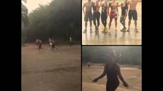 Dani Bolina - Mais um dia de treino intenso, até na chuva - Panicat.org