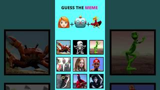 Guess The Meme By Emoji Challenge | Meme Songs 2023 #shorts