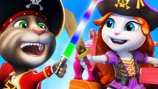 Talking Tom  - Piratas Poderosos  - Desenhos Animados Para Bebês