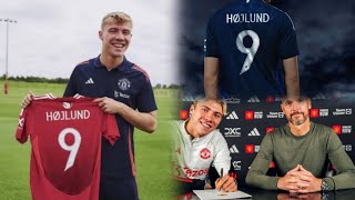 🚨🚨MAN UNITED HAS ANNOUNCED RASMUS HOJLUND WILL SWITCH TO THE NUMBER 9 SHIRT FOR THE 2024/25 SEASON