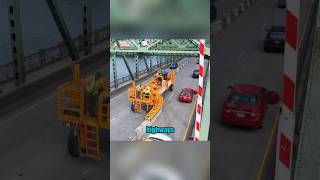 Efficient barrier separation construction vehicle #vehicle #machinery #education #world #technology