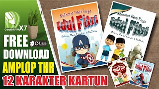 Amplop Lebaran Karakter Kartun Keren