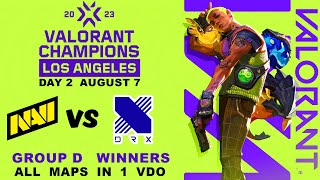 NAVI vs DRX - VALORANT Champions 2023 -  Los Angeles - Groups Day 2