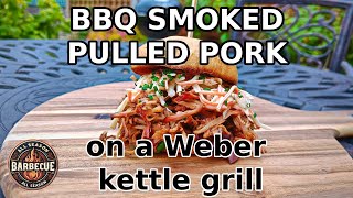 Simple and Easy #BBQ Smoked Pulled Pork on a Weber kettle grill