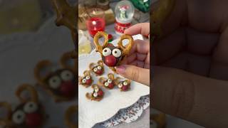 🎄Rudolph Pretzels Bites🎄 #christmas #baking #homemade #recipes #bakingdiaries #bakery #dessert