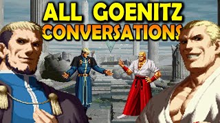 SVC Chaos All Goenitz Pre Battle Conversations SNK vs Capcom Arcade Version