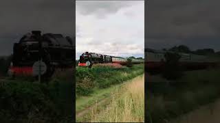 The Royal Scot leaving Shrewsbury heading south for Hereford..