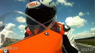 PETE WRIGHT REPSOL HONDA RR9 DONNINGTON TRACK DAY 6