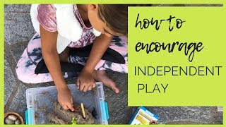 How To Encourage Independent Play When Working From Home With Kids