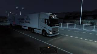 Euro Truck Simulator 2 Night drive Almeria to Muracia With Volvo