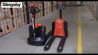 Easily Move Pallets With The EPL185 Powered Pallet Truck With Lithium Ion Battery