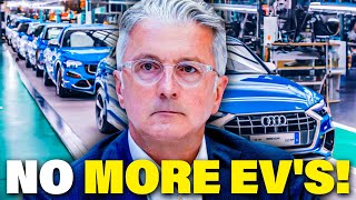 HUGE NEWS: Audi CEO Issues Shocking Warning to EV World!