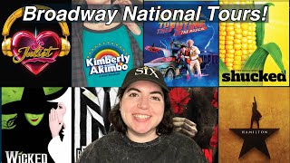 all the broadway national tours coming to YOUR city this year