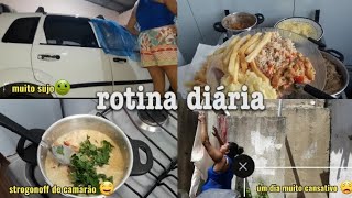 ROTINA DO LAR + ALMOÇO CASEIRO SIMPLES + TIVE QUE LAVAR ELE