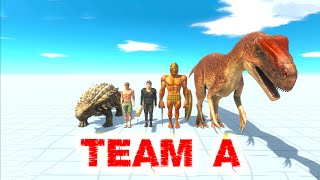 TEAM A vs EVERY FACTION - Animal Revolt Battle Simulator ARBS