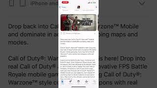 Call of duty Warzone Mobile available for IOS in India #appleproducts #gaming community#codmobile