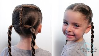 Toddler Twist Braid Ponytails | Pretty Hair is Fun