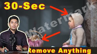 Best Way to REMOVE WATERMARK or REMOVE ANYTHING from Photos in 30-Sec Photoshop