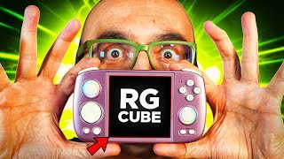 ANBERNIC RG CUBE una portátil retro con pantalla cuadrada review en español