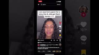 Big lex live about Jela and ivory subscribe for more #baddies #nttviral #jela