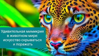 Удивительная мимикрия в животном мире: искусство скрываться и поражать! | Природа и обитатели