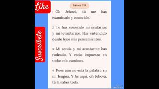 Salmo 139 #jehova #jesus #cristo #dios #jesuscristo #jah #biblia #evangelio #cristiano #cristianos