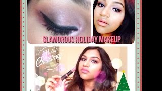 GLAMOROUS HOLIDAY MAKEUP TUTORIAL FOR BROWN/OLIVE/INDIAN GIRLS I Indian Beauty guru