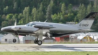 Piper PA-31T Cheyenne II Landing