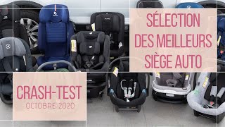 SÉLECTION DES MEILLEURS SIÈGES AUTO AUX CRASH-TESTS ADAC & TCS (OCTOBRE 2020)