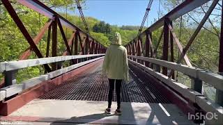 Kellams Bridge, crosses the Delaware River in the Catskills!