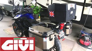 Triumph Tiger: Givi Trekker Outback Installation