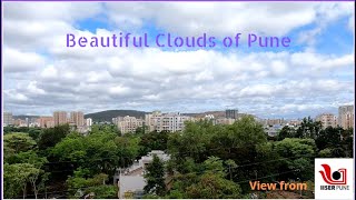 Beautiful clouds of Pune | 4k recommended | View from IISER Pune Campus | #pune #iiserpune #gopro