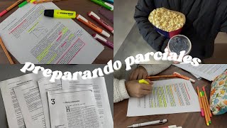 preparando parciales🧋 || cine, gym, terapia, organización