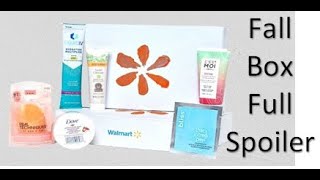 Fall 2021 Walmart Beauty Box  Spoiler